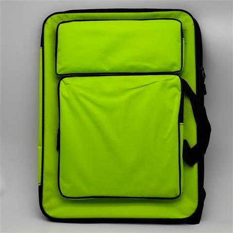 Multifunctionele Reizen Schets Tas Voor Schetsen Gereedschap Kunstenaar Canvas Schilderijen Art Supplies Schouders Rugzak Schilderen Zak 8K: green