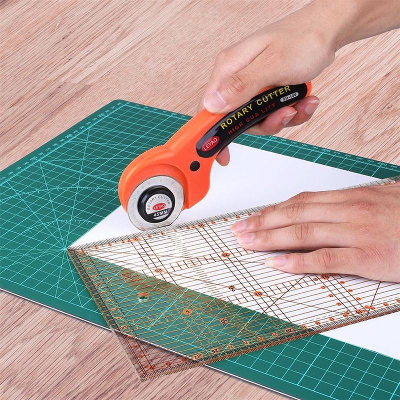 10Pcs 45mm Rotary Cutter Replacement Blades Cloth Circular Cutting Blades Sewing Cutter Silver