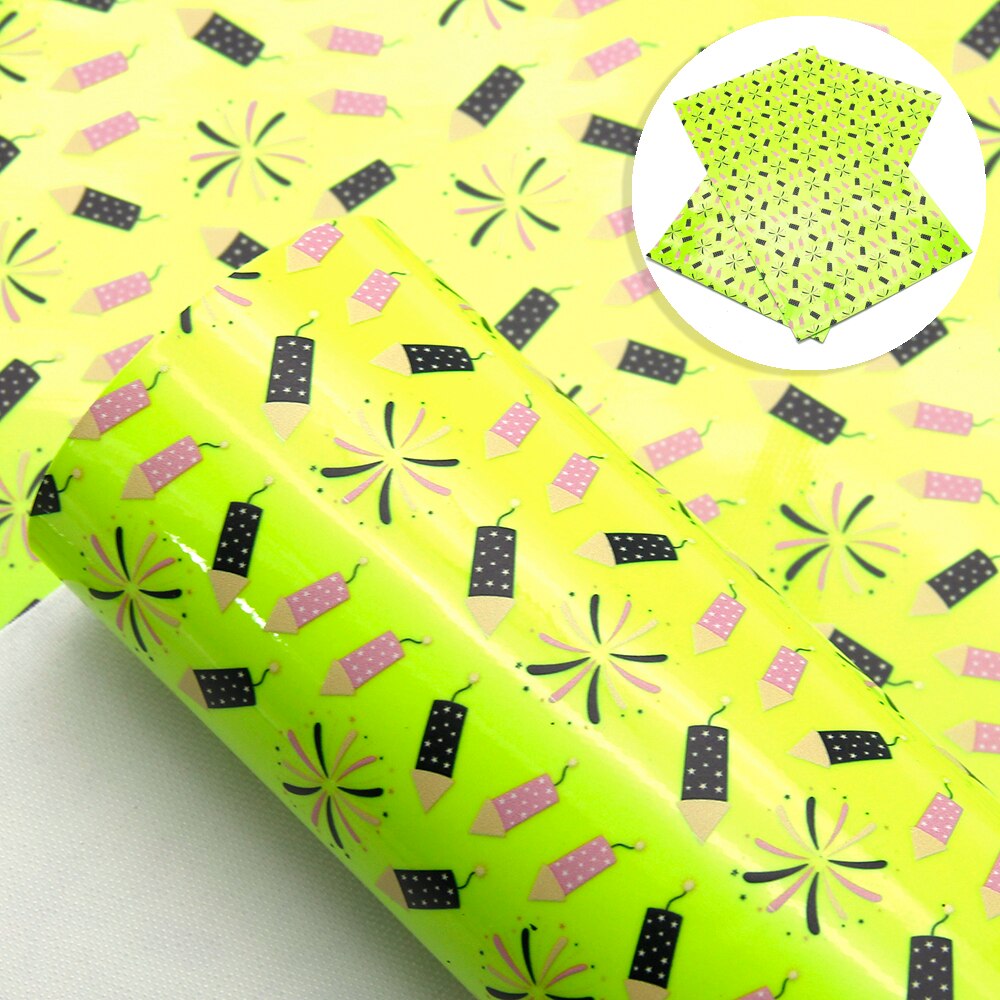 20*34cm Kerst Halloween Tl Gedrukt Synthetisch Leer, DIY Handgemaakte Materialen Voor Maken Ambachten, 1Yc7709: 1092591001