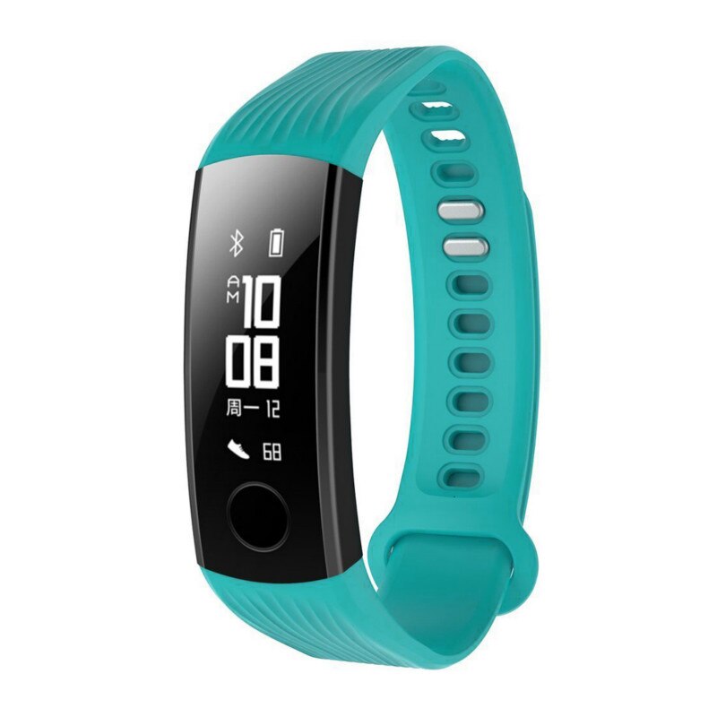 Watchband Strap For Huawei Honor Band 3 Replacement Silicone Solid Color Wrist Strap Adjustable Watch Straps