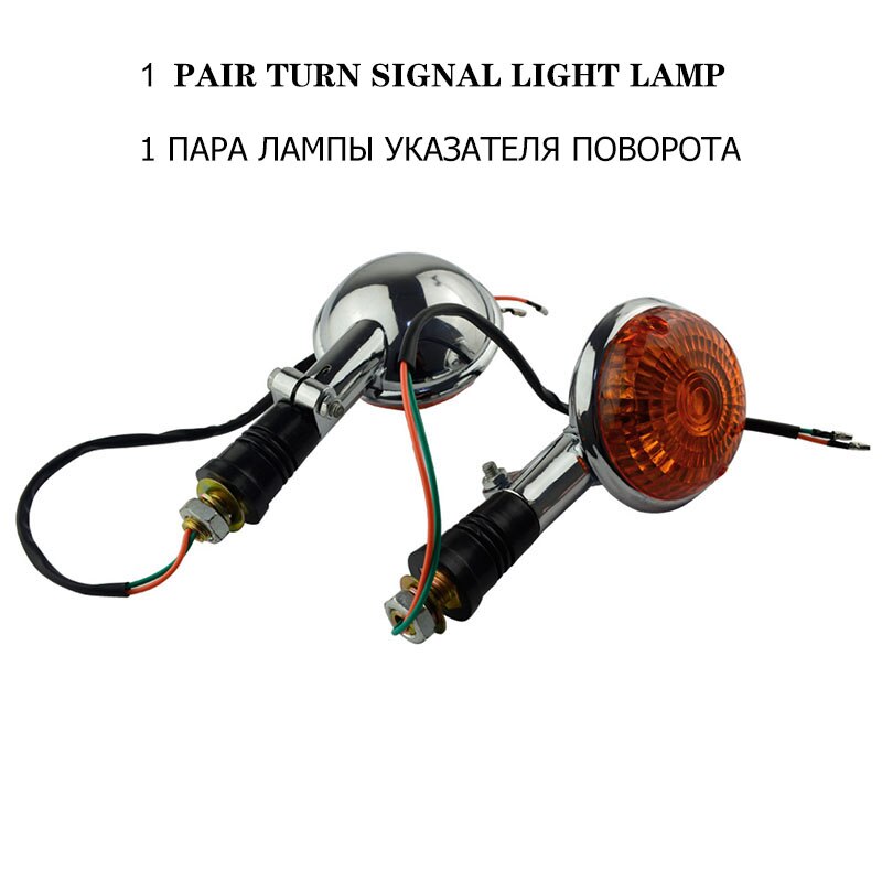 Motocicleta turn signal lâmpada de luz para yamaha road star 1700 royal star xv1100 vstar 1100 xv250 xv v-star 250 650 1000 virago: Default Title