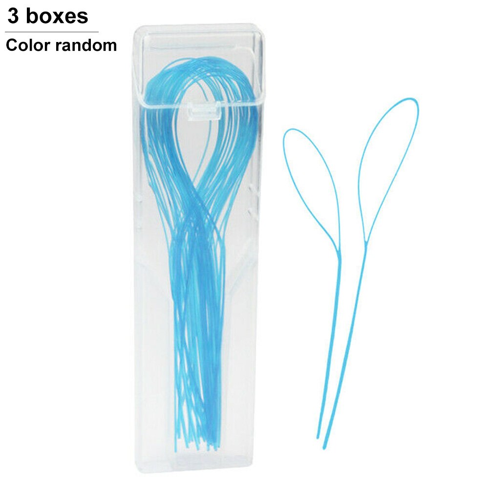 3packs 35pcs For Braces Bridges Hygienic Dental Tool High Strength Floss Threaders Tooth Nylon Orthodontic Fixation