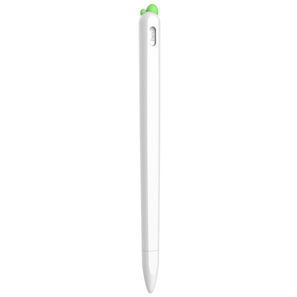 Abdeckung Bleistift Fall Nicht-slip Schützen Weiche Silikon Hülse Weiche Silicon Schutzhülle Zubehör für Apple Bleistift 1 2: White pencil 2nd