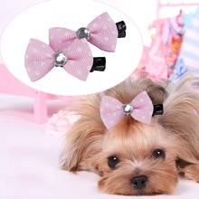 10 st/lot gör-det-själv hund hår rosetter hund katt hårnålar härliga sällskapsdjur hår klämmor boutique djurprodukter hund hår smycken grooming accessoarer