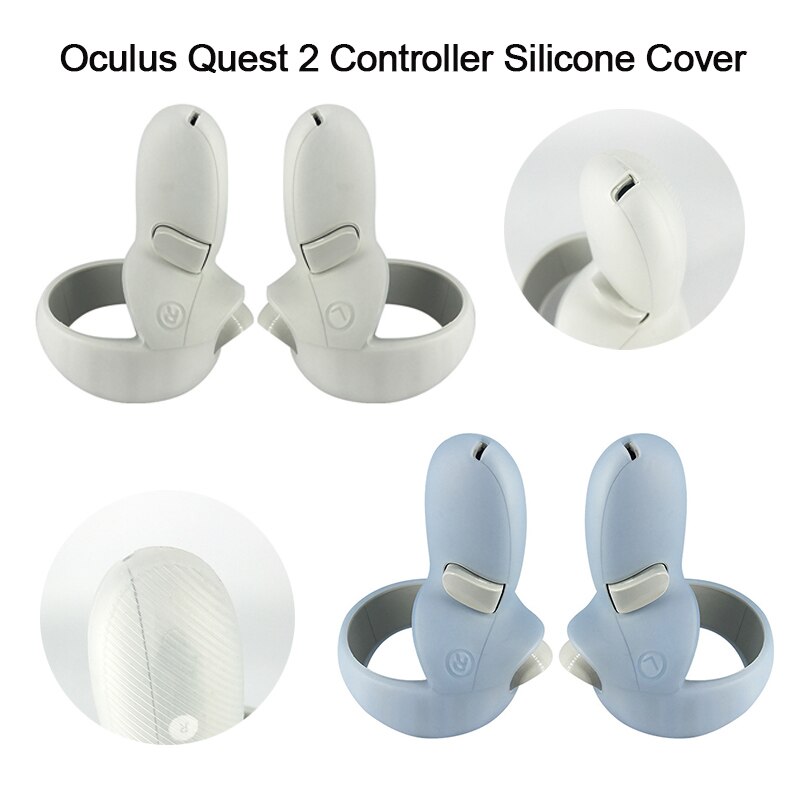 Silicone Cover for Oculus Quest 2 VR Touch Controller Protective Case Handle Grip