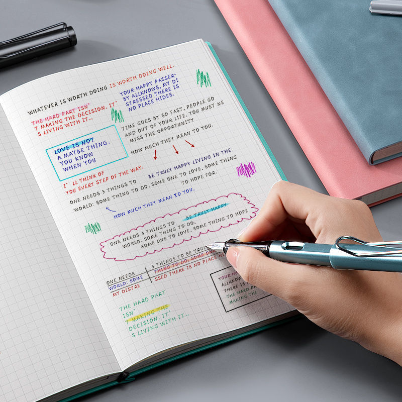 Notebook A4 Thickened Large Business Super Thick Grid Blank Grid Diary Cuaderno Notebooks And Journals Libretas Zeszyt Caderno