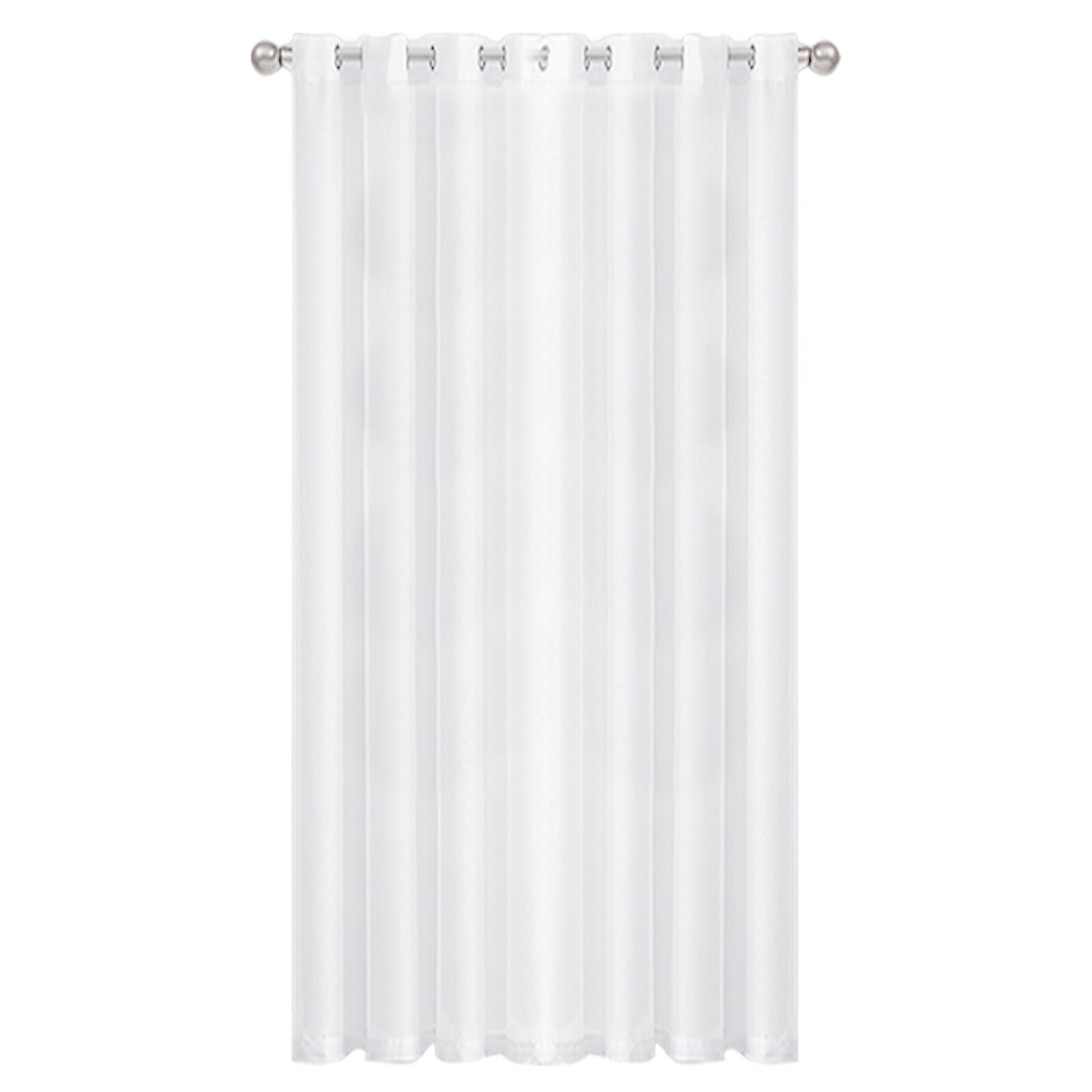Panel de cortina para ventana, filtrado de luz para sala de estar, cocina, interior, fácil de instalar, cortinas blancas de Trilon: 54x95in