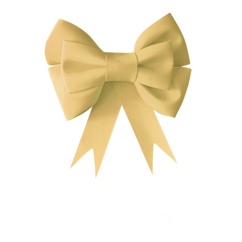 50cm Große Größe verrotten Bogen Dekoration Hochzeit Geburtstag Party Handgemachte DIY Dekoration Heimat Dekoration Bogen Schießen Requisiten Dekoration: Beige