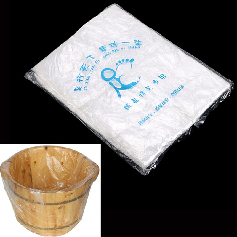 90 Uds 55*65cm forros desechables de la bañera de pie bolsas de lavabo para pies Pedicura Spa accesorios para el cuidado de la piel