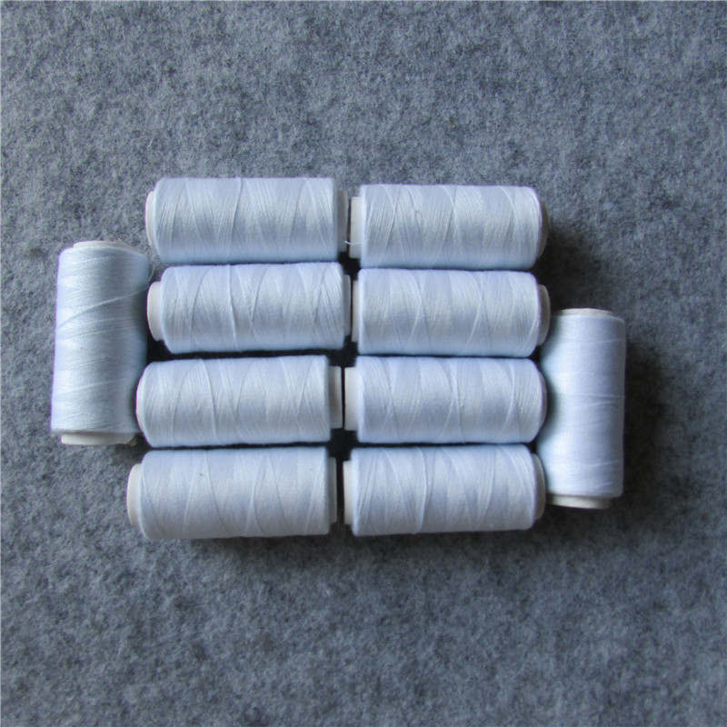 embroidery thread sewing machine thread clothing accessory 20 kind of colour select 100 yard 10pcs sell: white