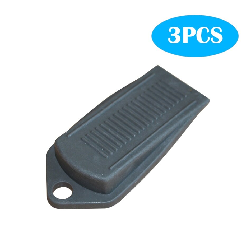 Lot de 3 butées de porte en caoutchouc pour enfants, protection des doigts: 3 pièces grises 