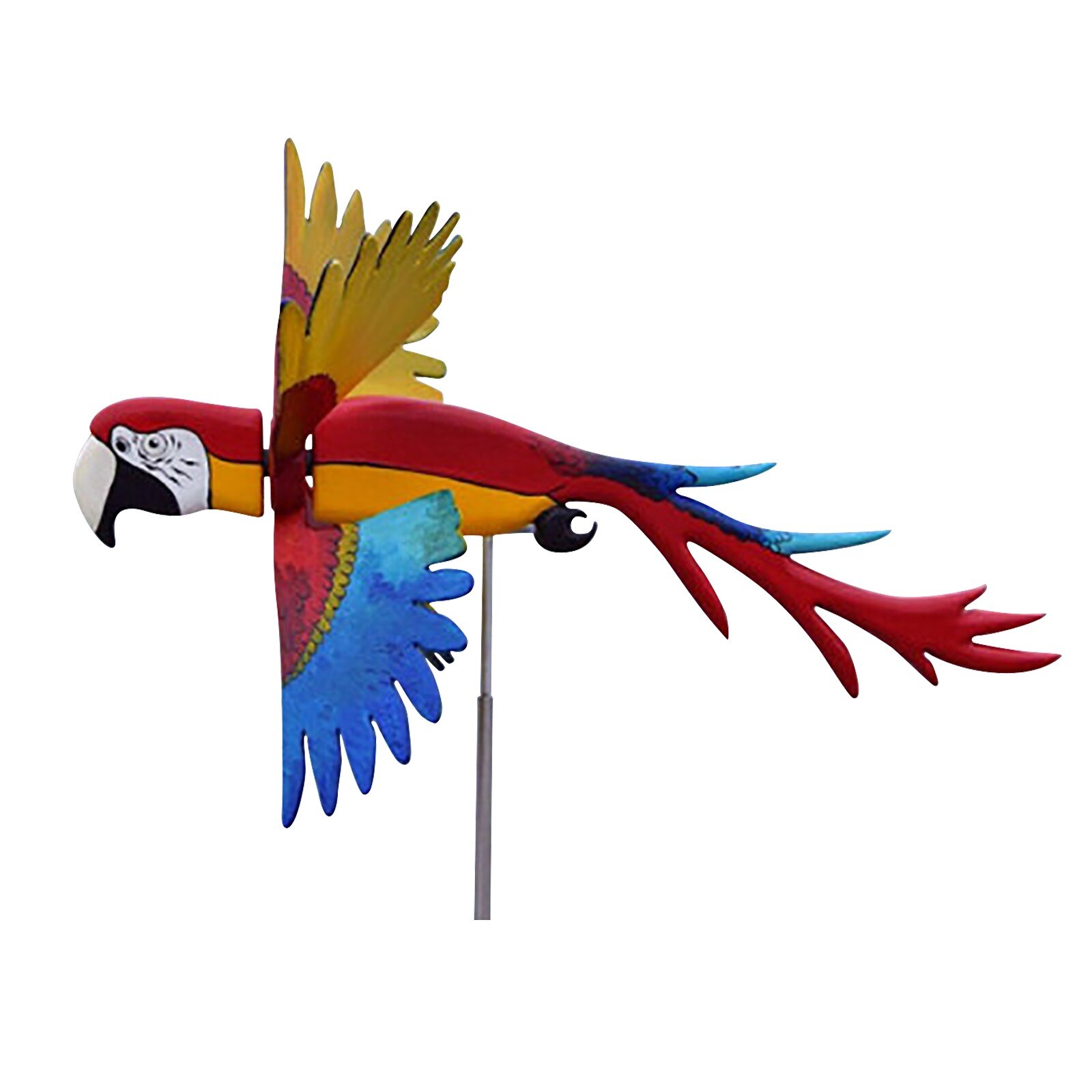Swirl Rooster Windmill Garden Courtyard Outdoor Lawn Garden Decoration Move With The Wind Repel Pests Adornment Kawaii: D