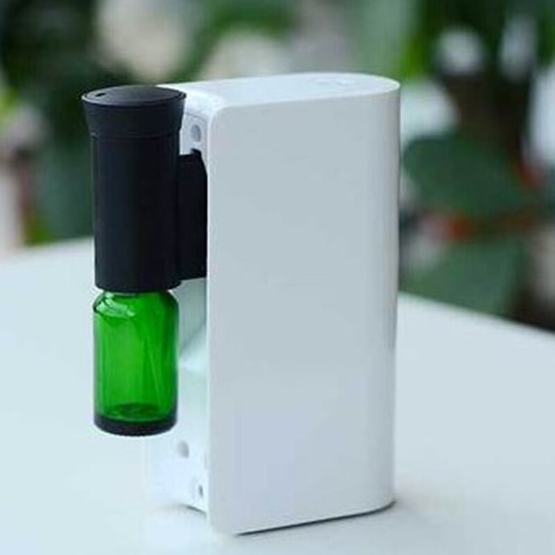 Newly Portable Aromatherapy Diffuser Wood Grain USB Home Essential Oil Diffuser with LED Light: white