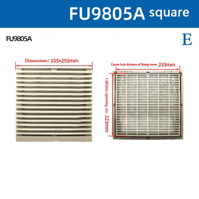 Ventilation fan filter shutter shutter exhaust fan filter grille air ventilation filter fan blower filter without fan dust