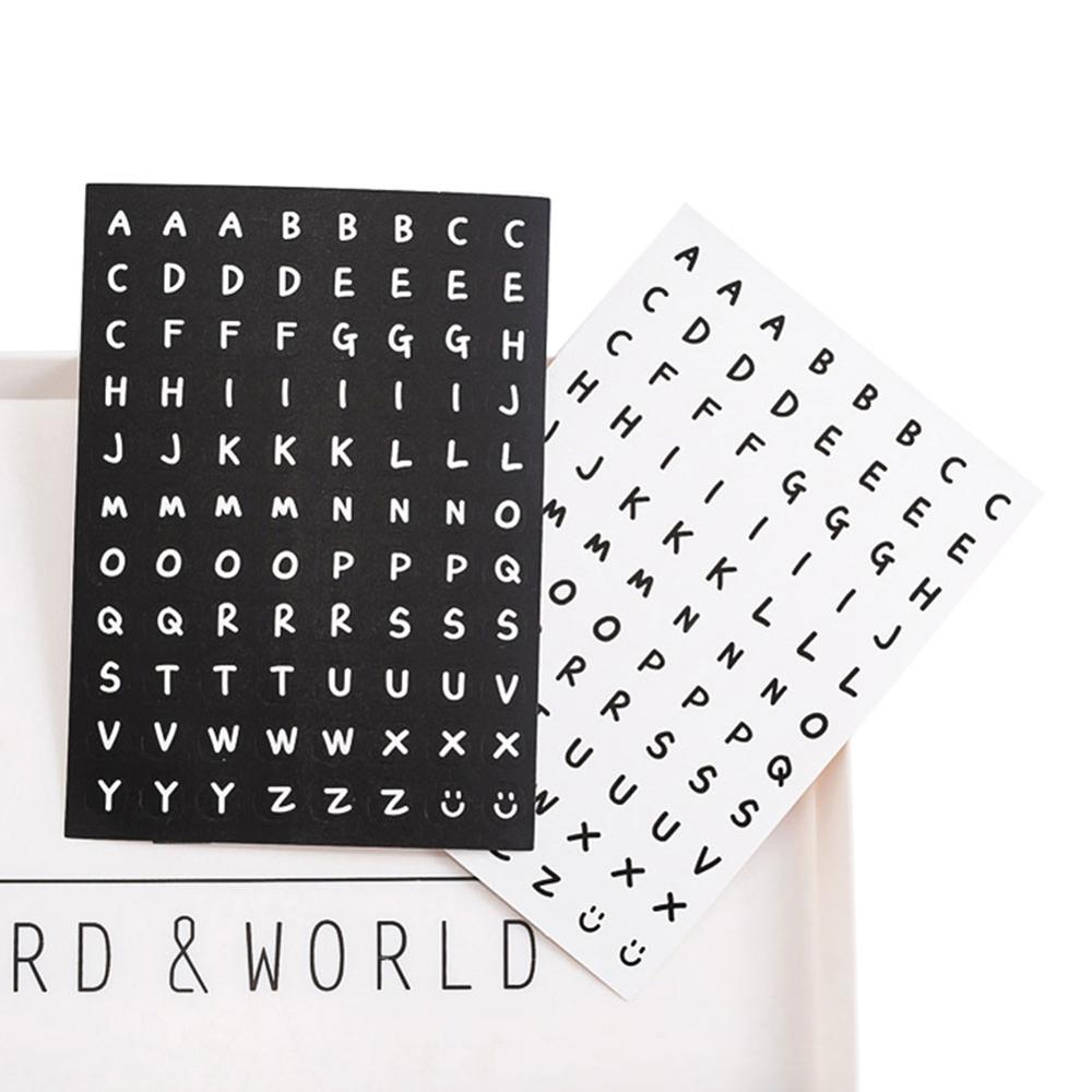 2 kpl tee itse pohjaelementti koriste kirjaimet numerot tarra päiväkirjaan scrapbooking tarrat paperitarvikkeet puhelimen kuoren sisustus