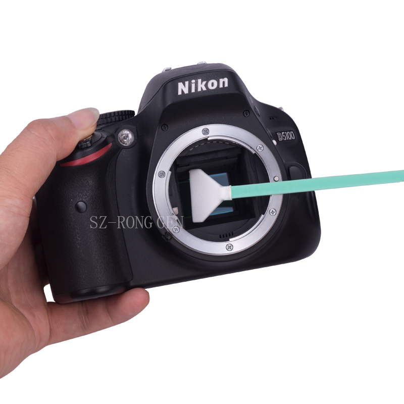 Kit de limpieza con Sensor CCD, hisopo Seco 2 en 1 para cámara DSLR Canon, Nikon y Sony, , 6 unidades