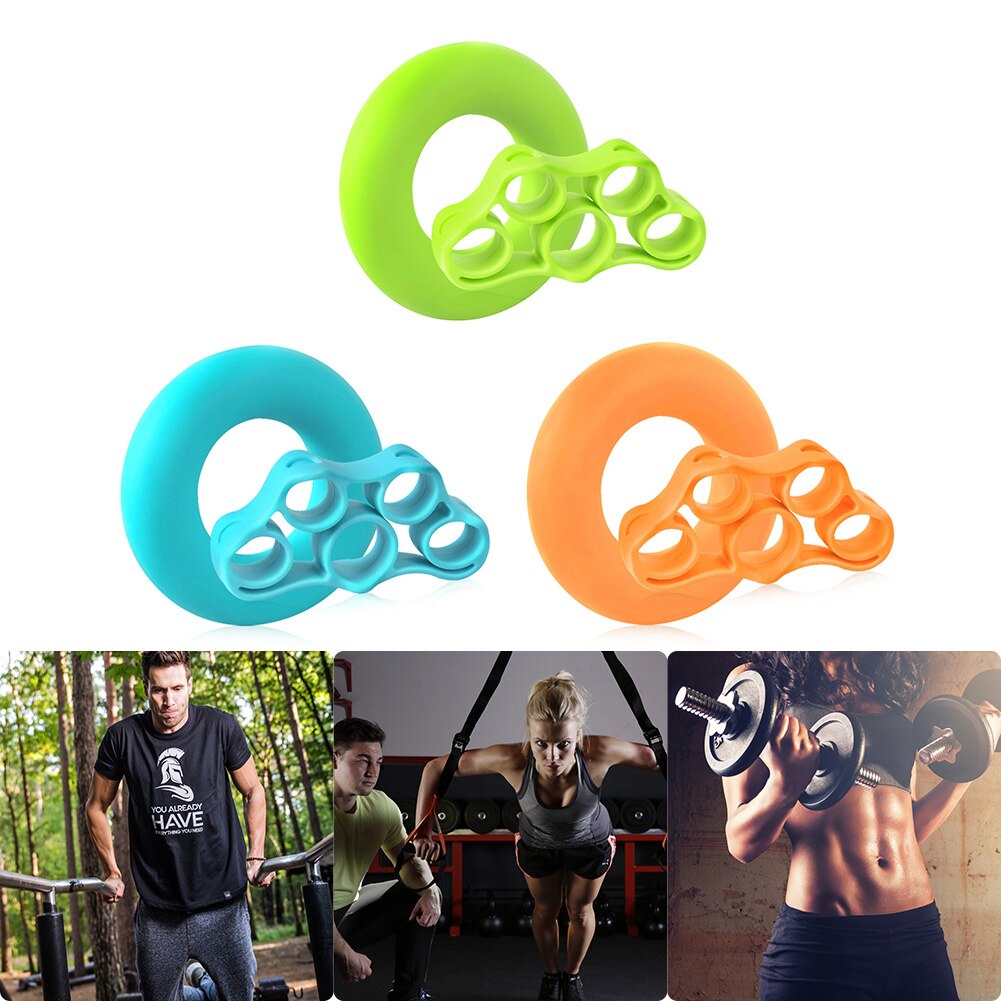 2pcs Resistance Bands Hand Grip Set Strengthener Exerciser Kit Finger Stretcher Finger Stretcher Speed Up Rehabilitation