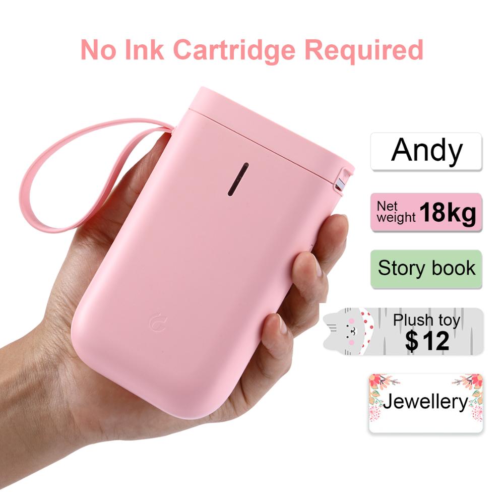 Wireless Label Printer Portable Pocket D11 Label Printer Bluetooth Thermal Label Printer Fast Printing Home Use Office Printer