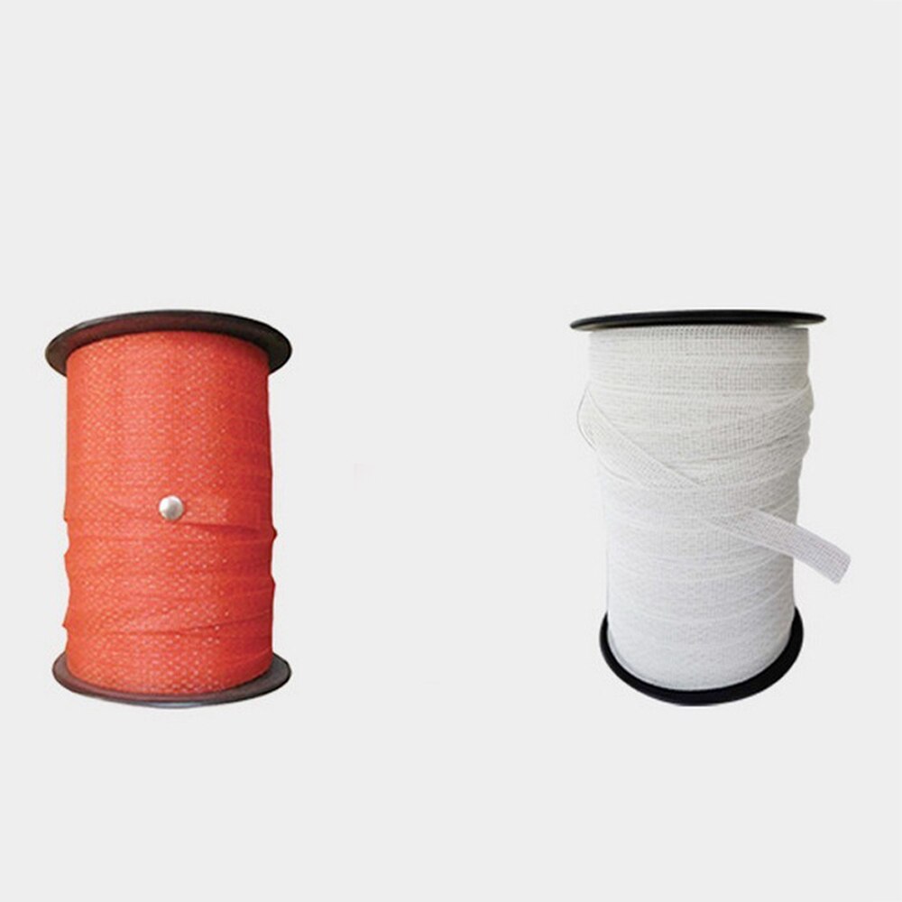 300M Roll Electric Fence Rope Red White Polywire with Steel Poly Rope for Horse Animal Fencing Ultra Low Resistance Wire