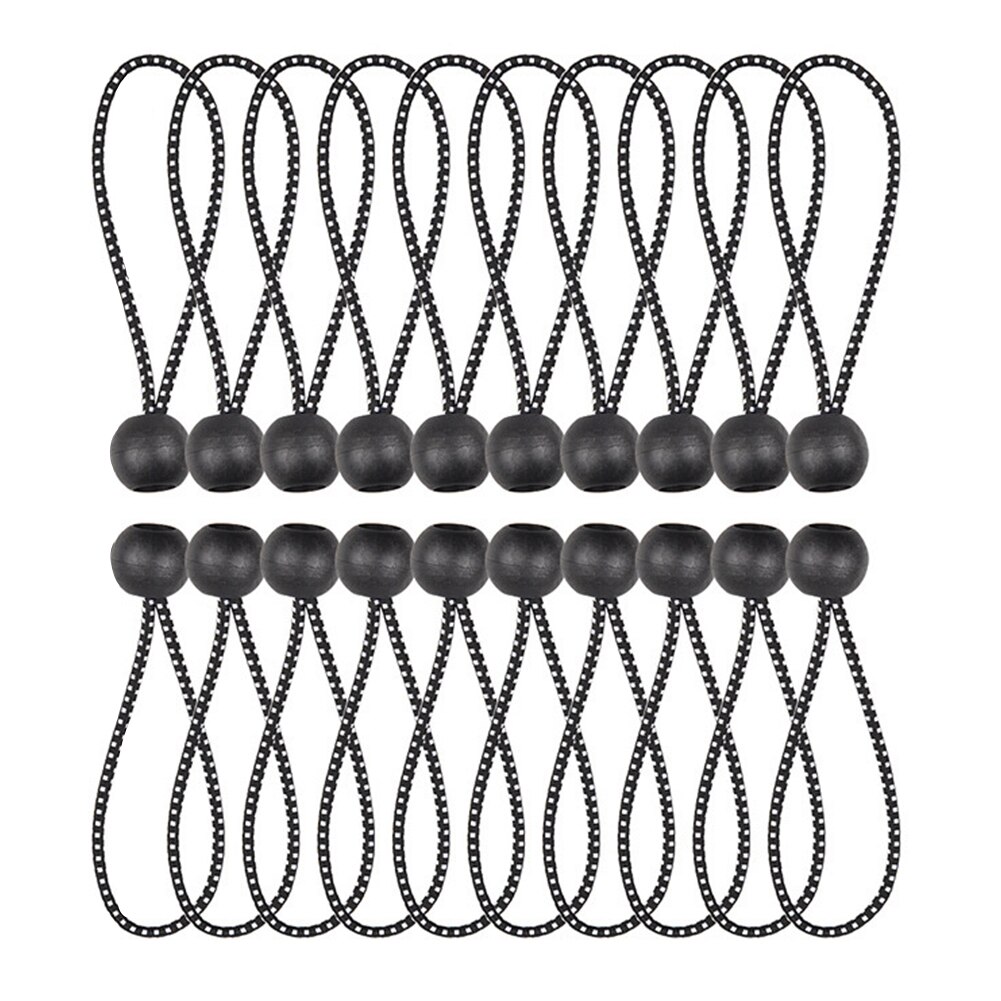 Elastische Zelt Riemen Spanngurte Ball Befestigung Krawatte Seil Flugzeug Markise Baldachin Bungee Schnüre Flugzeug Rahmen Umreifung Seil Zelt Zubehör: 20Stck