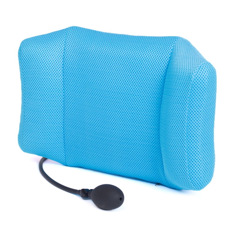 Inflatable Lumbar Support Pillow Lower Back Cushion with Airbag Memory Foam Pain Relief Pillow Office Chair &amp; Car Use
