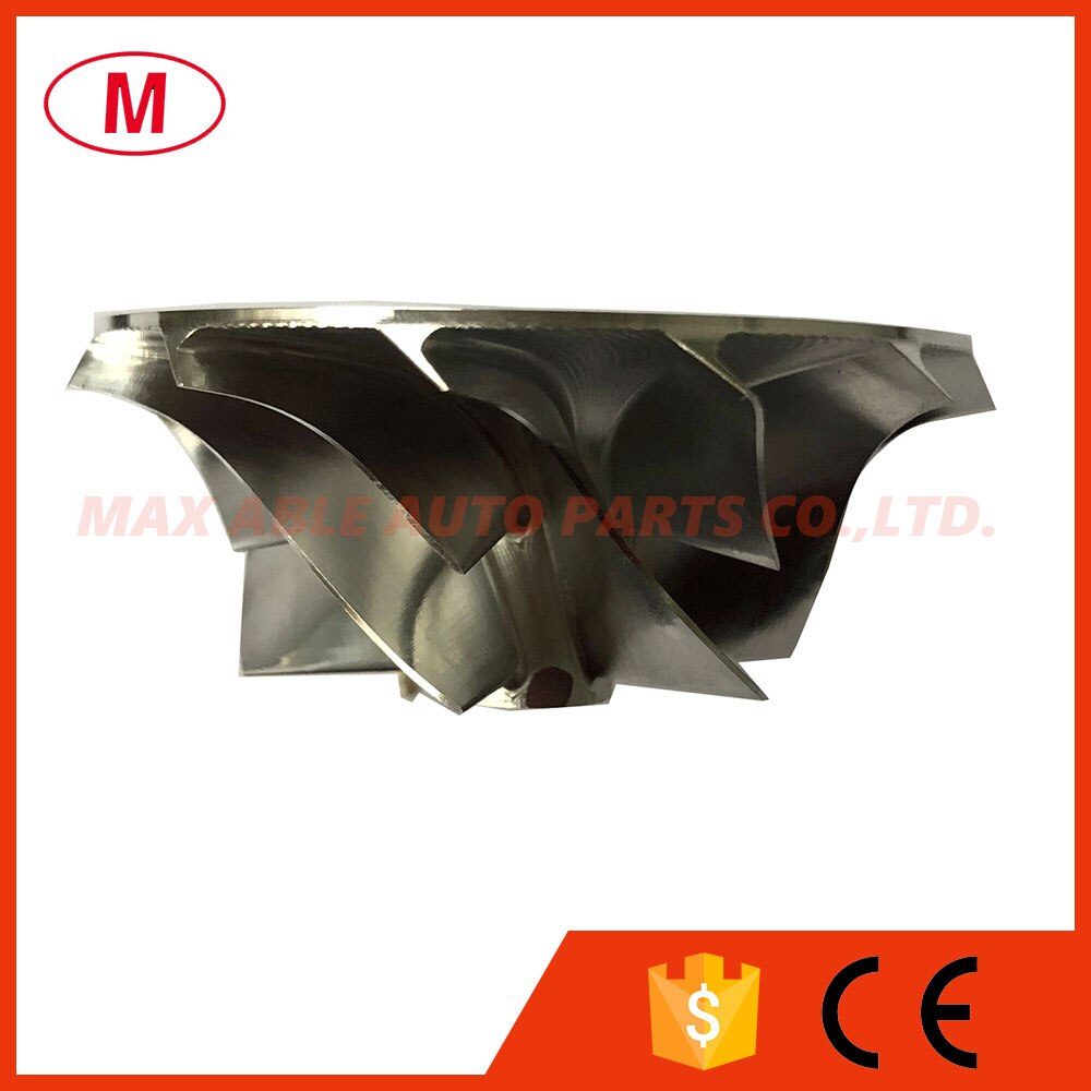 CT20 17291-54060 38.69/57.00Mm 6 + 6 Blades Prestaties Turbo Billet Compressor Wiel/Frezen Wiel voor 17201-54060 Turbocharge