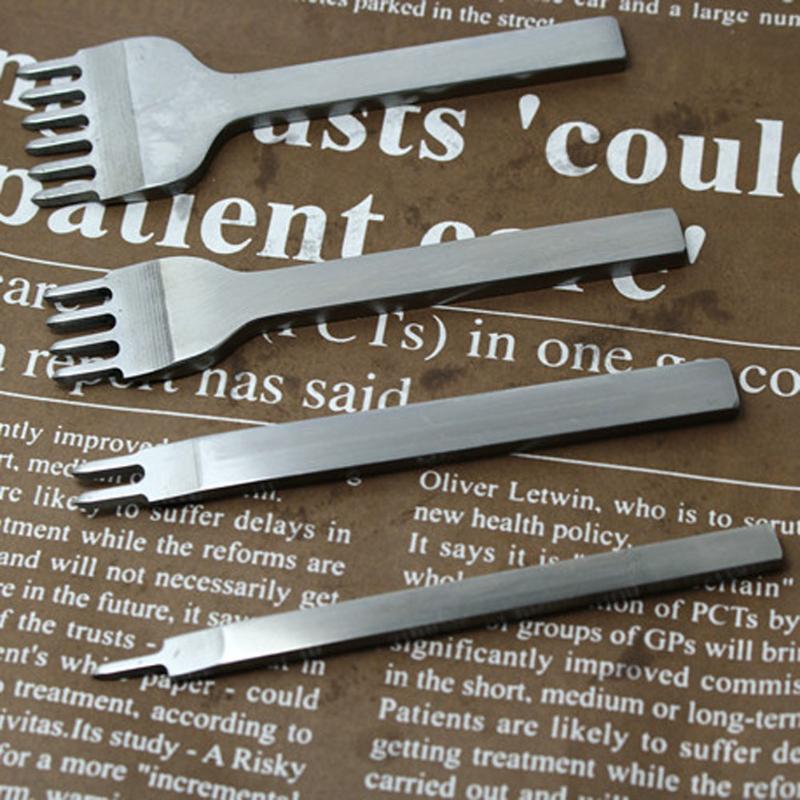 4 kpl/erä itse tehdyt nahkatyökalut 3/4/5mm nahkarei'itystä ompelutyökalu 1+2+4+6 piikkityökalua nahkavyölle