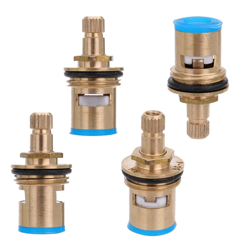 Grifo de reemplazo 1/4 a G1/2 "Disco de cerámica cartucho frío grifo Válvula de G1/2 cobre lleno 20mm de apertura rápida grifo