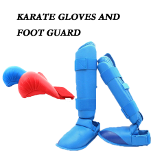 1 setLeg Hand Foot Protector Taekwondo Sparring Gear Set Shin Guard Women Bands Palm Boxing Gloves Karate guard MMA Men Child Ki