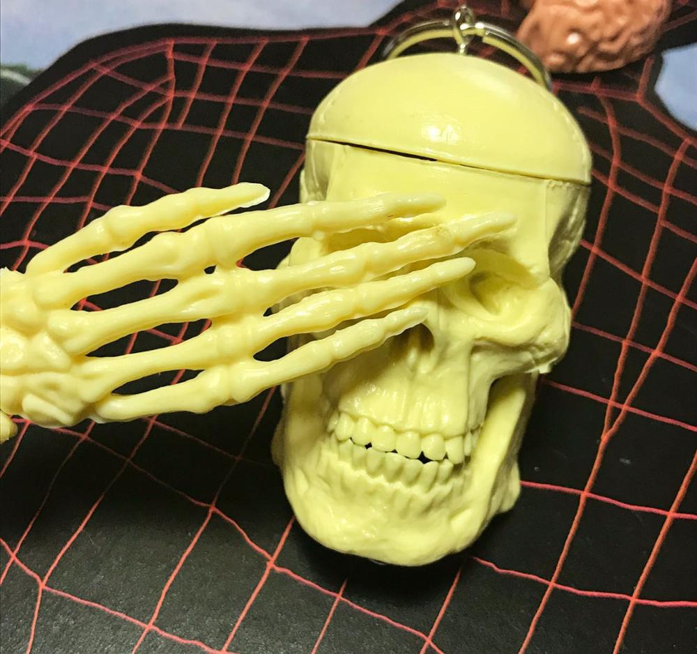 Menselijk Anatomie Skelet Hersenen Schedel Wervelkolom Oogbol Hart Tanden Skelet Sleutelhanger