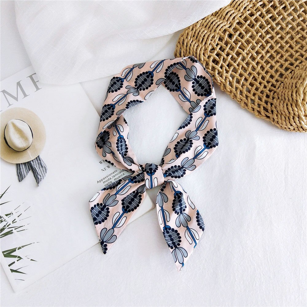 été concepteur longue maigre Cheveux ruban bandes écharpe pour bords sac à main accessoires écharpes pour femmes Foulard Cheveux: 11
