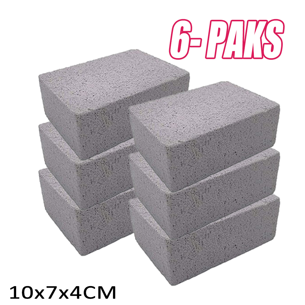1-10PCS BBQ Grill Cleaning Brick Block Barbecue Natural Cleaning Stone Racks Stains Grease Cleaner BBQ Tools Oil Stain Cleaning: black