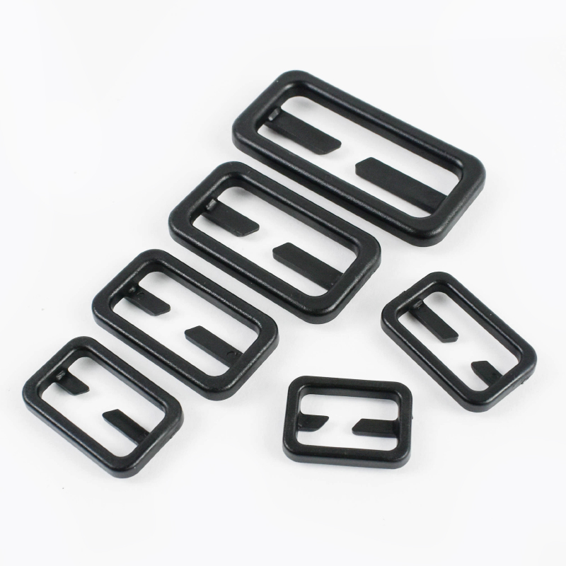 10-50Pcs Plastic Bag Strap Buckles 20-50mm Tri Glide Slider Ring Clasp Luggage Webbing Adjuster Buckle DIY Handware Accessories