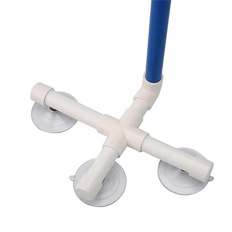 Collapsible Pet Parrot Birds Foot Platform Station Suction Cup Shower Wall Hanger Bird Toy Accessories