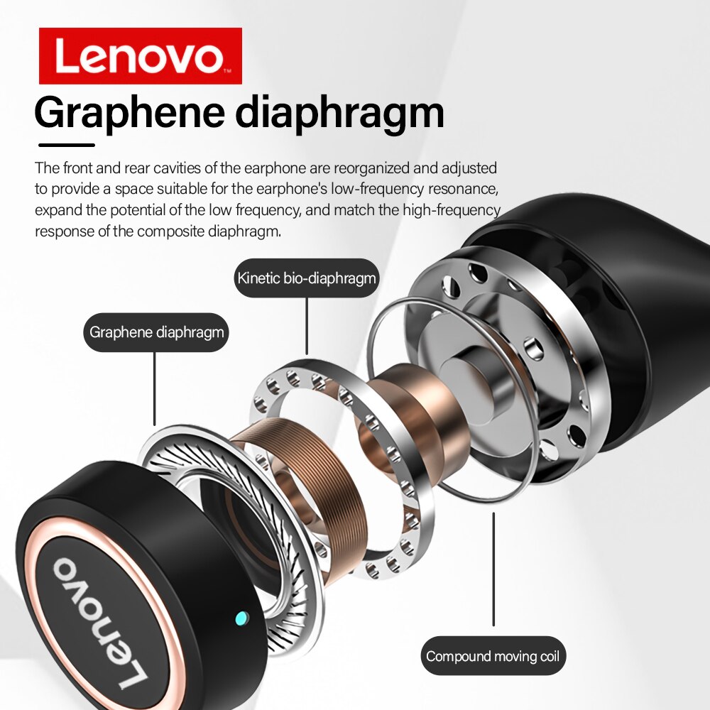 Originele Lenovo LP12 XT82 XT91 XT95 Bluetooth Oortelefoon Draadloze Hoofdtelefoon Sport Headset QT81 LP3 HQ08 Intelligente Led Display