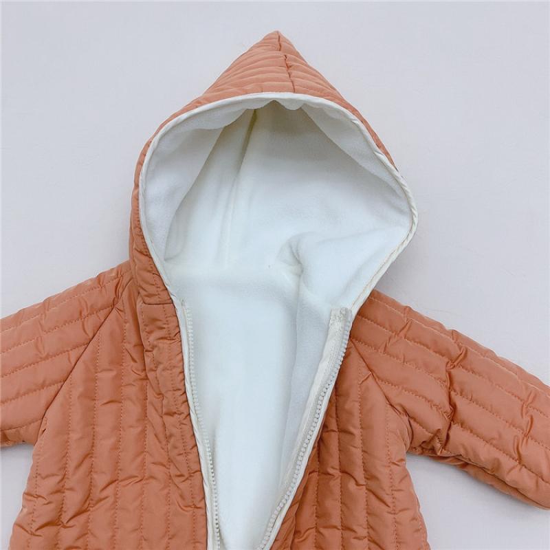 Bébé Snowsuit manteau filles garçons combinaison à capuche enfants enfant en bas âge épais veste infantile Bebe barboteuse corée enfants vêtements d'hiver