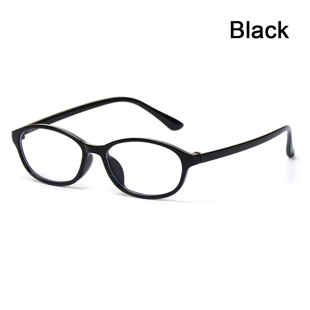 Round Anti-blue Light Kids Glasses Children Boys Girls Computer Glasses Protection Eyeglasses Ultra Light Frame: black 01