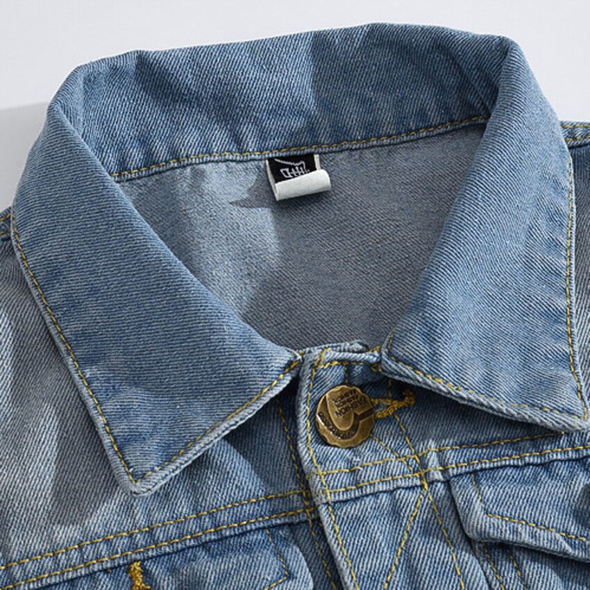 Gescheurd denim vest herenjas mouwloos casual vest heren spijkerjas 5xl slim fit cowboy herenjas