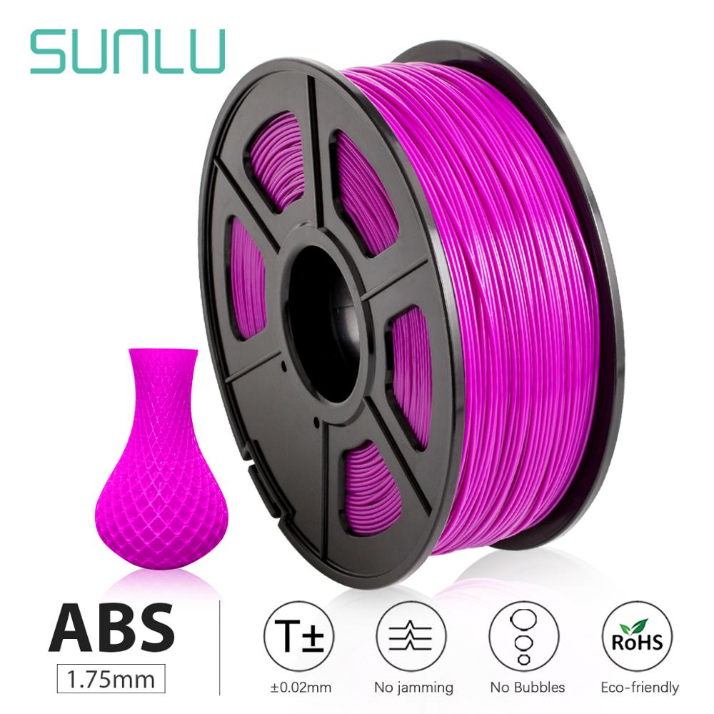 Sunlu 1Kg 1.75Mm Abs Filament Plastic Extrusie Machine Lijn Magnetische Filament Voor 3d Printer Abs Filament Extruder Gratis: fuchsia