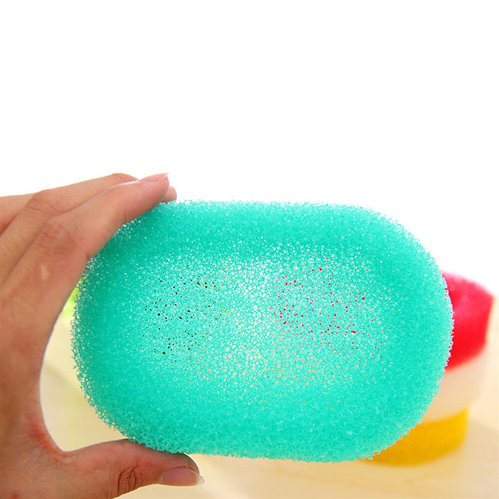 Suef 1 stk hjemme slik farve svamp skum sæbeskål tallerken holder badeværelse svamp sæbe holder hustøj møbler @ 3