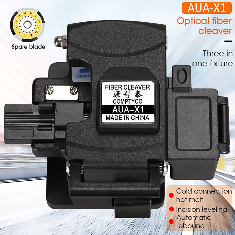 AUA-X0/X1/X2/X3 Vezelmes Ftth Kabel Glasvezel Snijmes Gereedschap Snijder Drie-In-Een Klem Slot: AUA-X1 and Blade