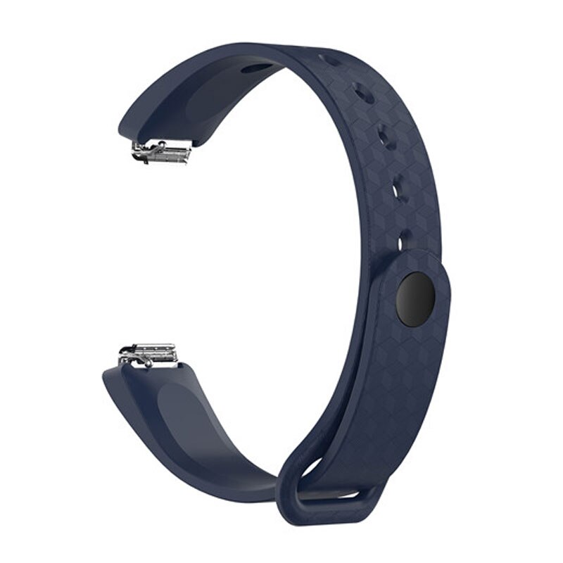 Silikonowy pasek do zegarka dla Fitbit inspirować inspirować HR Ace2 śledzenie aktywności opaska na nadgarstek bransoletka inteligentny zegarek na rękę opaska akcesoria: midnight blue / S