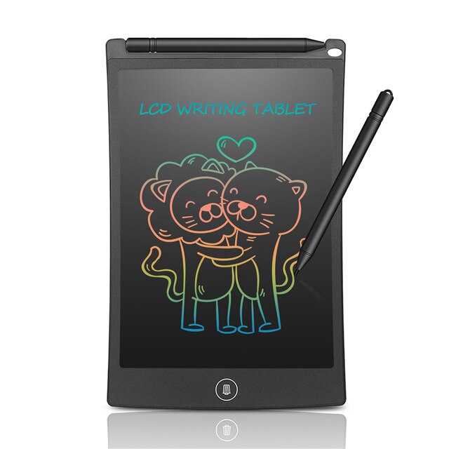 8.5 pouces dessin tablette Lcd écriture tablette électronique graphique tablette dessin Pad Version colorée avec fonction de verrouillage Doodle: F