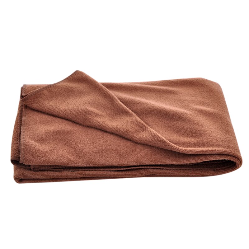 70 x 140cm mjuka badlakan i mikrofiber badhandduk för simning, lätt stor handduk 1pc: Choklad