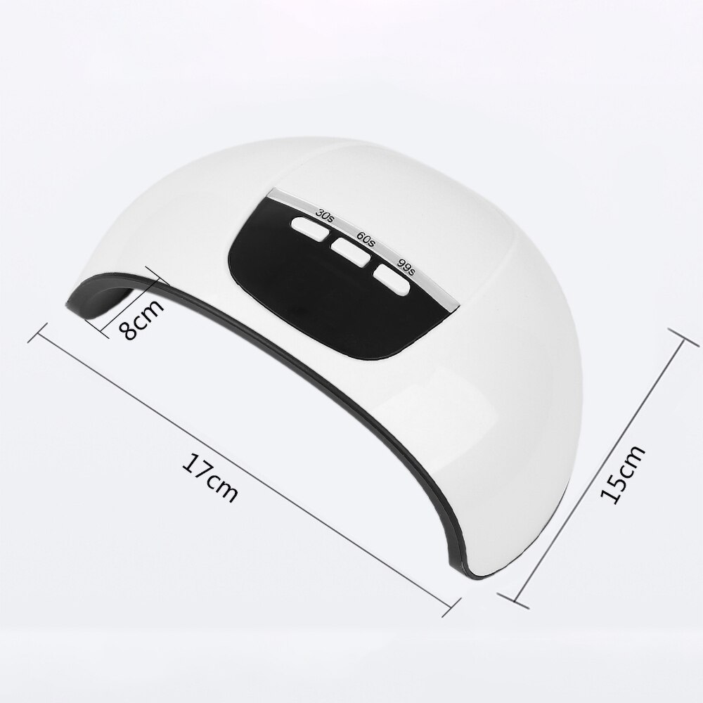 UV lámpara LED para secado de uñas 54W Cable USB pantalla LCD para curar Gel polaco 30s/60s/99/s Detección automática herramientas de manicura de decoración de uñas
