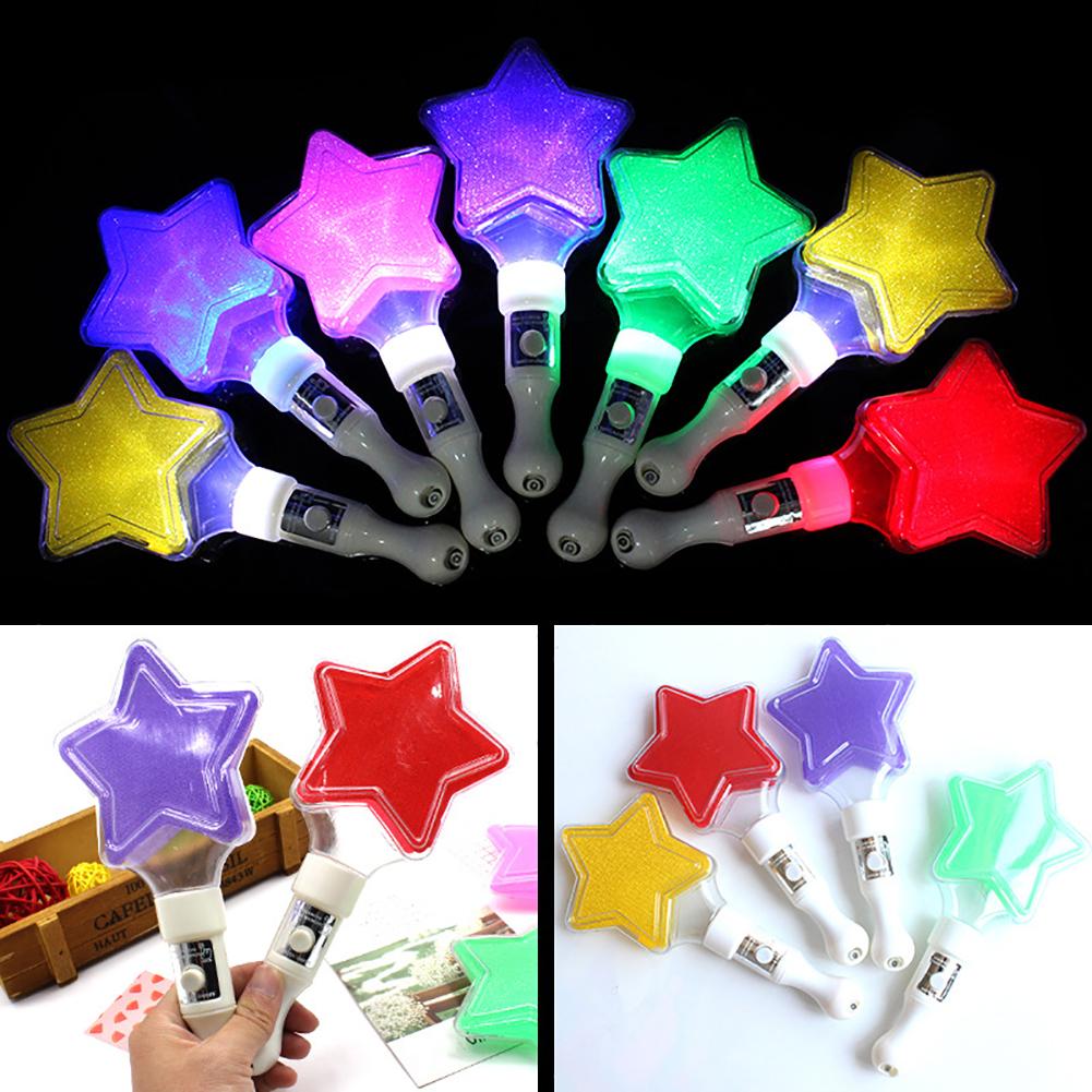 Star Glow Light Stick Night Party Performance Decor Kids Toy Props