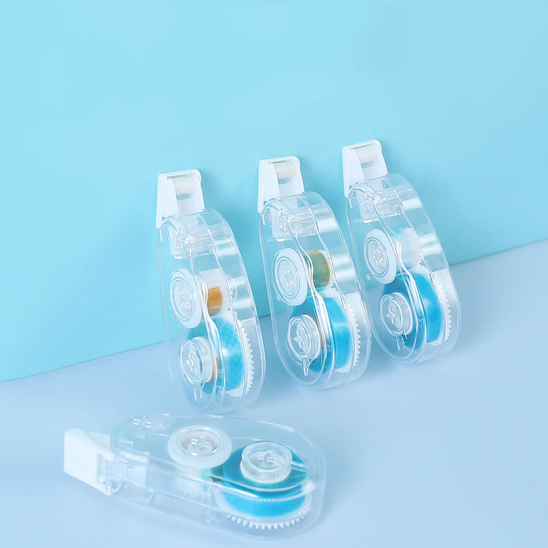 (4 stks/1 set) Dubbelzijdige Stippen Lijm Tape, Zuurvrij & Archiefveilig, Permanente Tape Roller Tape Runner, Plakband Dis