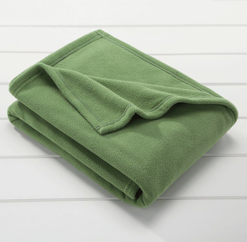 100*150cm Folding Thickened Yoga Warm Blanket Polar Fleece Microfiber Portable Yoga Mat Multifunction Portable Fitness Blanket