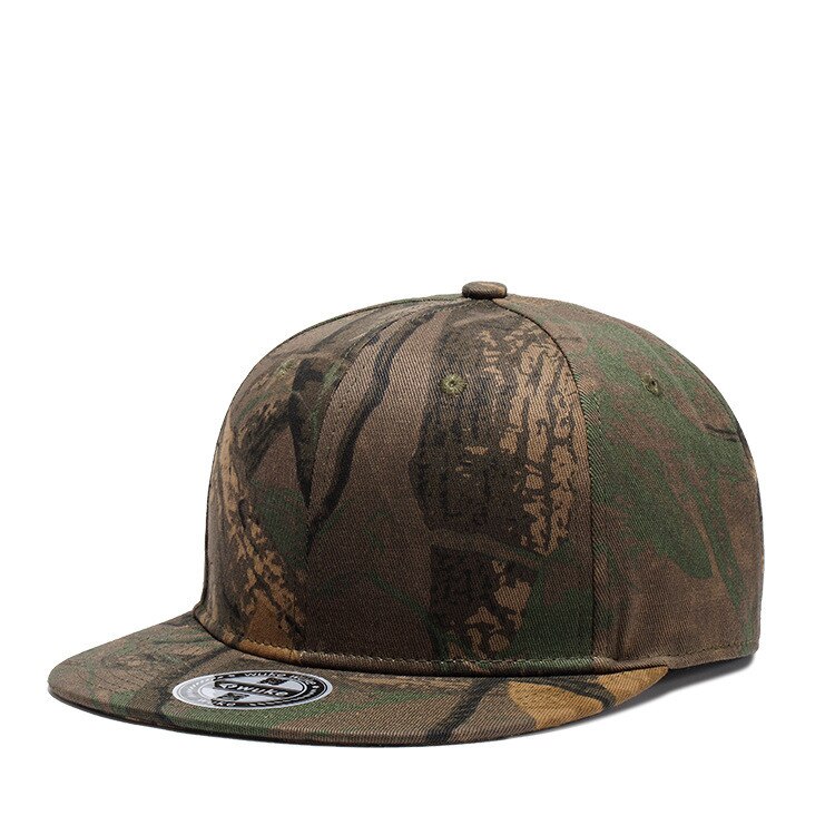 Sommer baseball kasketter mænd camouflage hip hop 5 panel snapback hat til kvinder touca gorras planas casquette chapeau 18 stile: W127