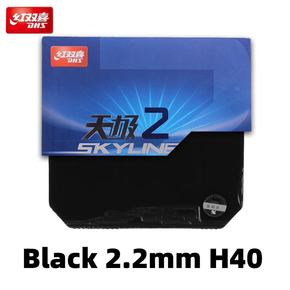 Dhs Skyline 2 Skyline2 Pips In Tafeltennis Rubber Met Spons Pingpong Rubber Originele Dhs Skyline-2: black 2.2mm H40